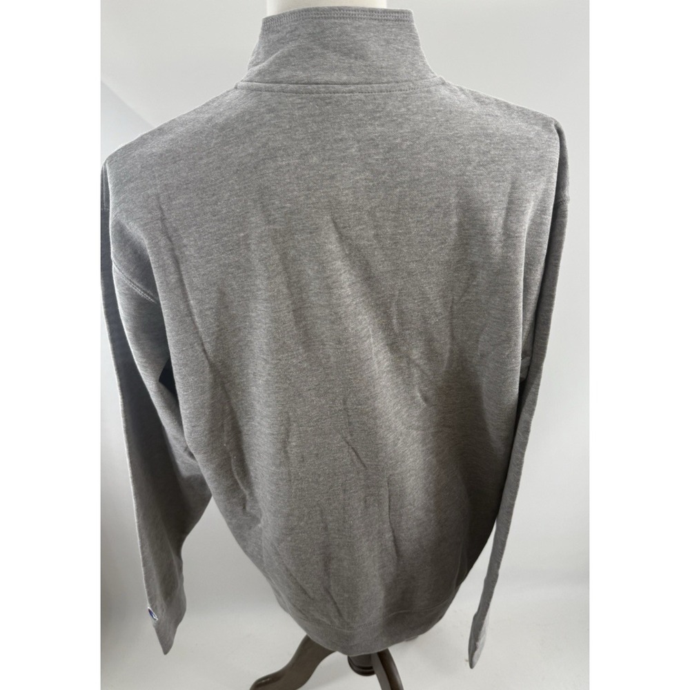 Champion FSU Florida State Seminoles Gray Mens Mock Neck Sweatshirt Large NEW - Picture 9 of 10